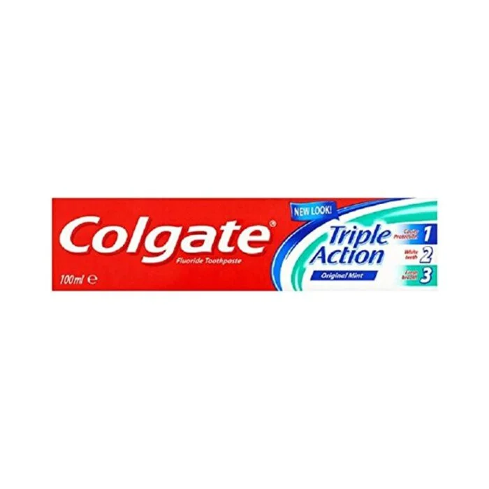 COLGATE TOOTHPASTE TRIPLE ACTION ORIGINAL MINT 100ml - Image 1
