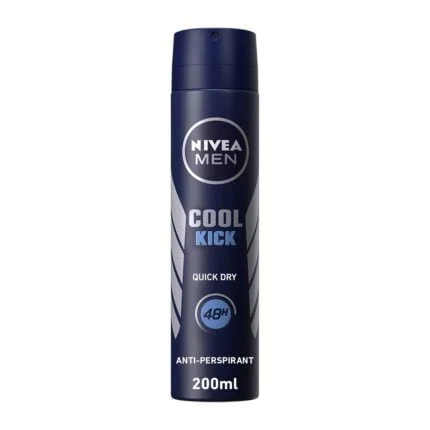 نيفيا مزيل عرق بخاخ للرجال كوول كيك عطر منعش - 200 مل NIVEA MEN Deodorant Spray for Men - Cool Kick Fresh Scent 200ml