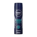 نيفيا بخاخ مزيل عرق للرجال -فريش اوشن اكوا- 150 مل NIVEA MEN Deodorant Spray for Men - Fresh Ocean Aqua Scent 150ml
