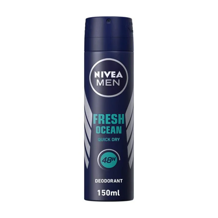 NIVEA MEN Deodorant Spray for Men - Fresh Ocean Aqua Scent 150ml - Image 2