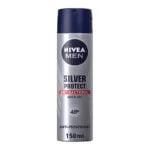 نيفيا مزيل عرق بخاخ للرجال -سيلفر بروتيكت- مضاد للبكتريا - 150 مل NIVEA MEN Silver Protect Antiperspirant for Men - Antibacterial Protection Spray 150ml