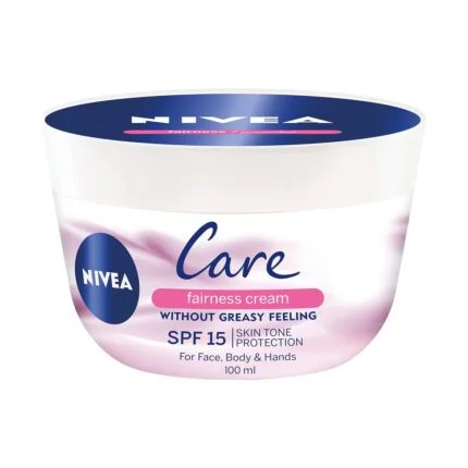 كريم العناية و التغذية فيرنيس من نيفيا - 100 مل NIVEA Even Tone Cream - Care Fairness Prevents Skin Darkening - SPF 15 100ml