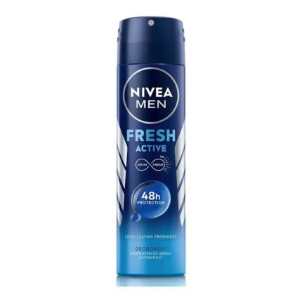 نيفيا مزيل عرق فريش اكتيف اوريجينال للرجال - 150 مل Nivea Fresh Active Original Deodorant for Men 150ml