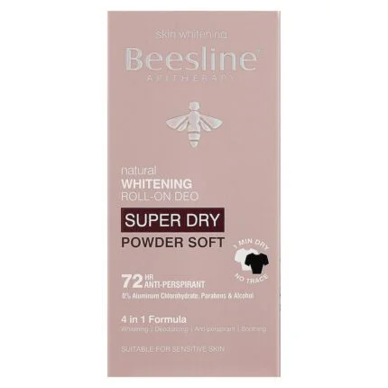بيزلين مزيل عرق رول نعومة البودرة للنساء 50 مل Beesline Deodorant Roll-On Smoothing Powder for Women 50 ml