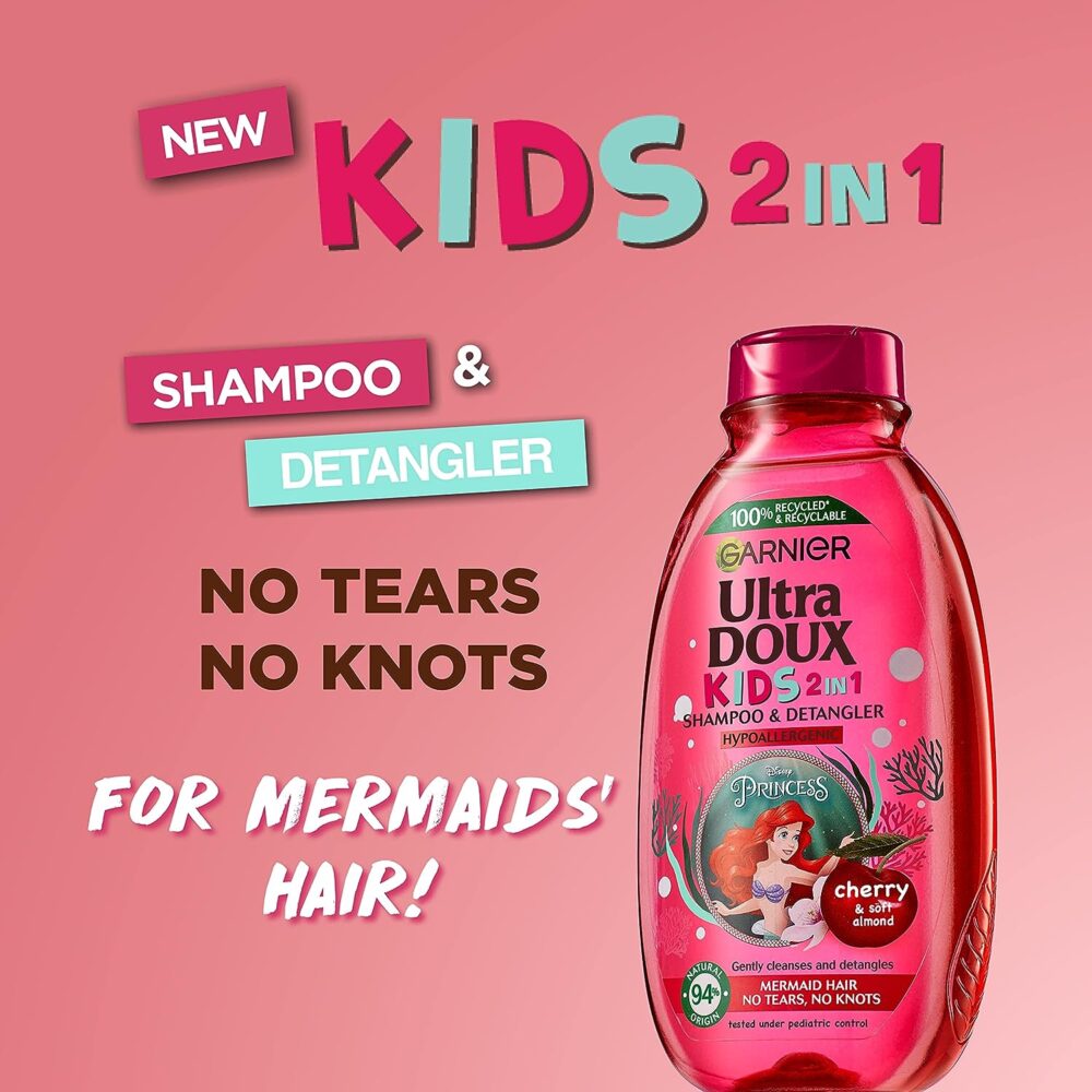 GARNIER Kids Champu Acondicionador 2 en 1 Ultra Suave 400ml – La Valiente  Beauty Shop