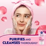NIVEA Face Wash Micellar Rose Care with Organic Rose - All Skin Types 150ml - Image 5