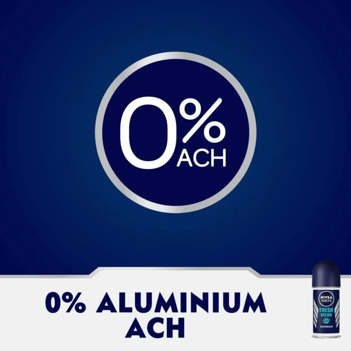 NIVEA MEN Deodorant Spray for Men - Fresh Ocean Aqua Scent 150ml - Image 5