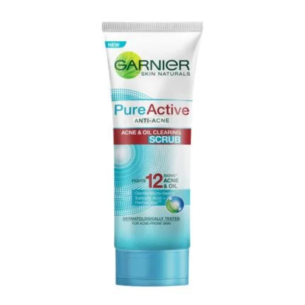Garnier Skin Naturals Pure Active Facial Scrub - 100ml