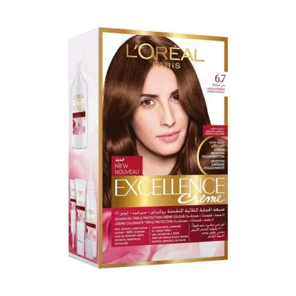 L’OREAL PARIS Excellence hair color Chocolate Brown 6.7