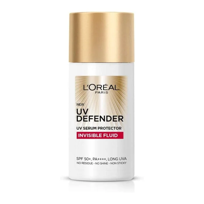 L’OREAL PARIS Defender Invisible UV Sun Protection Fluid SPF50+ 50 ml - Image 1