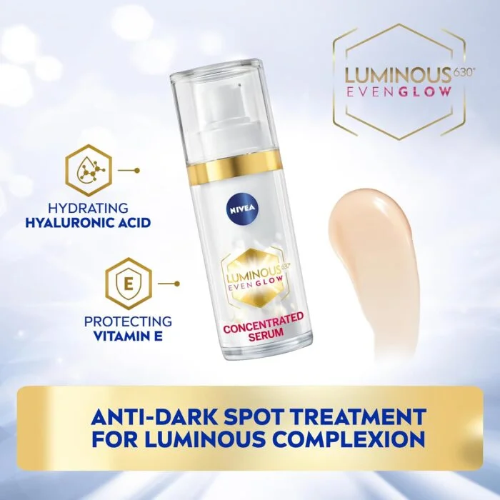 NIVEA LUMINOUS 630 EVEN GLOW Anti Dark Spot 30ml - Image 5