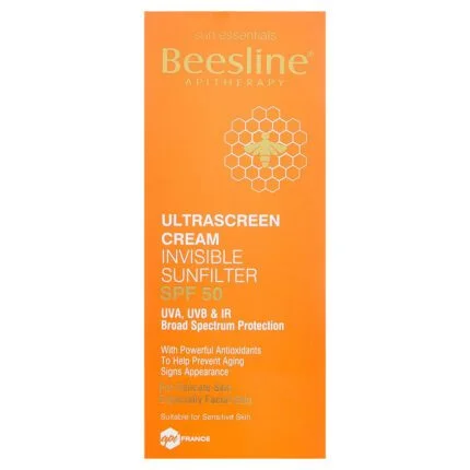 بيزلين كريم الترا سكرين انفيزيبل صن فلتر حماية 60 مل | أوتلت بترا كير Beesline Ultra Screen Invisible Sun Filter Protection Cream 60 ml | Petra Care Outlet