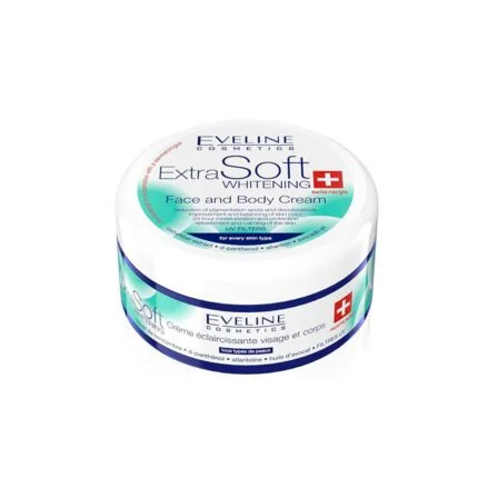 ايفلين كريم تبييض الوجه والجسم فائق النعومة 100 مل Eveline extra soft Face and Body Whitening Cream 100 ml