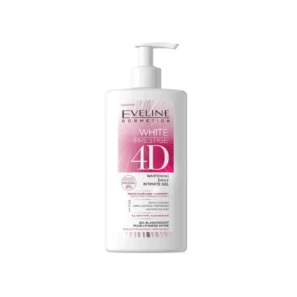 ايفلين غسول جل نسائي يومي وايت برستيج 4 دي 250 مل Eveline Women Daily White Prestige 4D Gel Wash 250 ml
