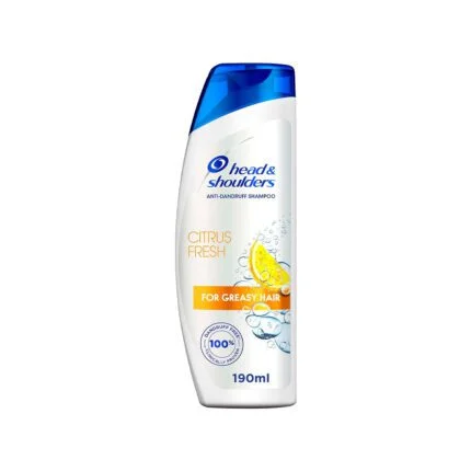 هيد اند شولدرز شامبو ضد القشرة بانتعاش الليمون 190 مل Head and Shoulders Anti-Dandruff Shampoo Lemon Fresh 190 ml