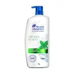 هيد أند شولدرز شامبو ضد القشرة بالنعناع المنعش 1000 مل Head and Shoulders Refreshing Mint Anti-Dandruff Shampoo 1000ml