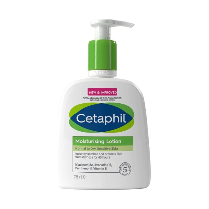 سيتافيل لوشن مرطب للبشرة العادية الى الجافة والحساسة 236 مل Cetaphil Moisturizing Lotion for Normal to Dry and Sensitive Skin 236 ml