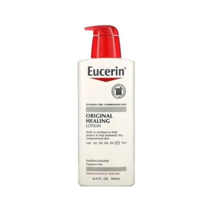 يوسرين  لوشن الجسم الأصلي للبشرة الجافة جدا خالي من العطور 500 مل Eucerin Body Lotion Original For Very Dry Skin Fragrance Free 500 ml