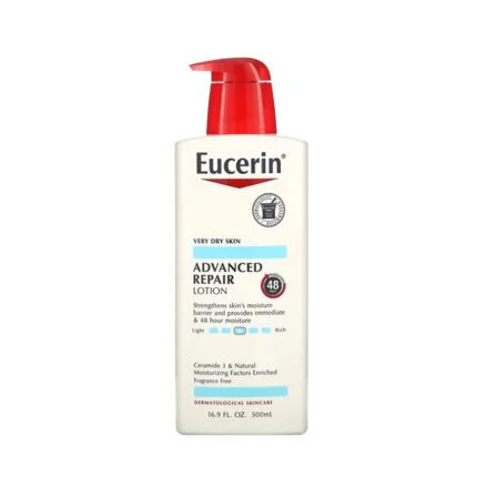 يوسرين لوشن إصلاح متقدم لبشرة جافة جدا 500 مل Eucerin advanced repair lotion for very dry skin 500 ml