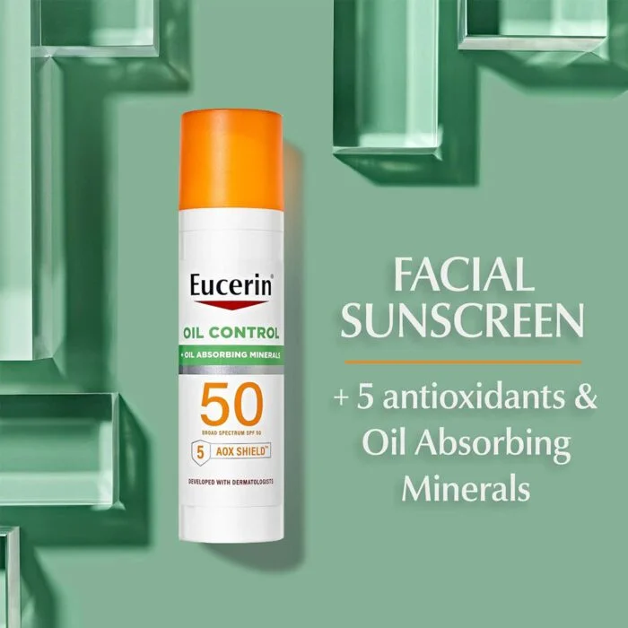 يوسرين لوشن اويل كونترول واقي من الشمس بعامل حماية 50 75 مل Eucerin Oil Control Sunscreen Lotion SPF 50 75 ml