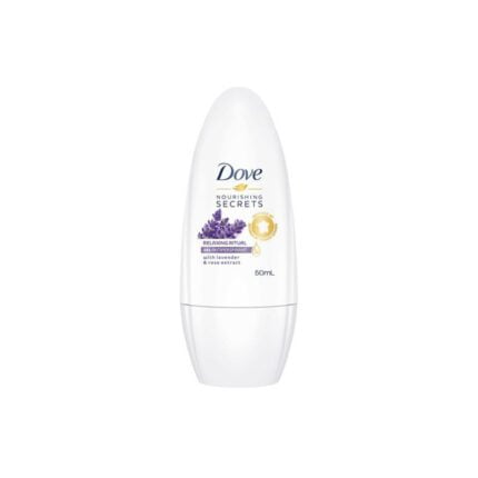 Dove deodorant roll-on moisturizing secrets with lavender and rose 50ml