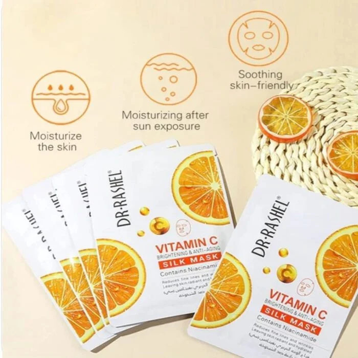 Dr.Rashel Anti-Aging Vitamin C Facial Mask 25g - Image 3
