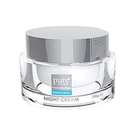 Pure Beauty Night Lightening Cream with Aloe Vera and Vitamin E 50 g