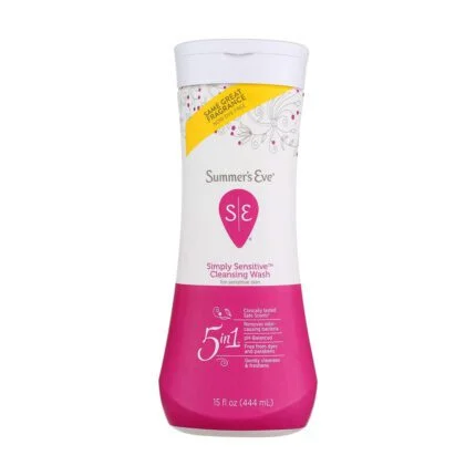 سمرز ايف غسول المنطقة الحساسة سيمبلي سنتستيف للبشرة الحساسة - 444 مل Summers Eve Simply Sensitive Intimate Wash 444ml