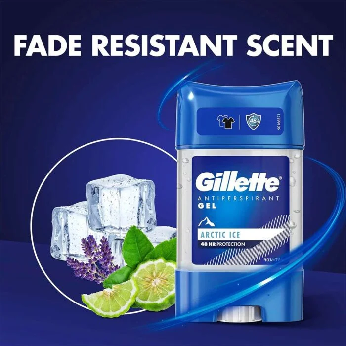 Gillette Arctic Ice Deodorant Gel 70ml - Image 3