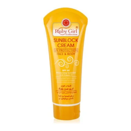 Ruby Girl Sun Block Cream SPF 60 for face and body 170ml