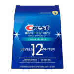 لصقات تبييض الاسنان في ساعة واحدة من كرست ثري دي 40 لصقه - Crest 3D white dental whitening 1 hour express kit 40pcs