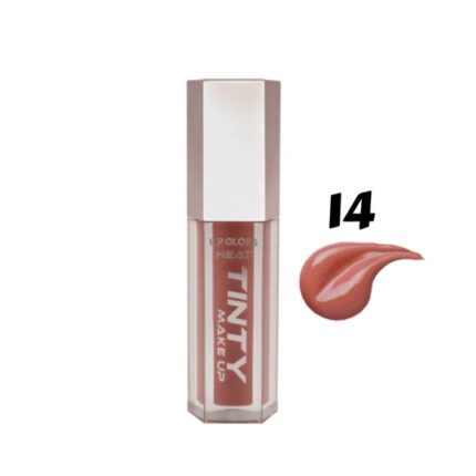 ملمع شفاه هيت من تينتي ميك اب 14 | اوتلت بترا كير - TINTY lip gloss heat 14 | Petra Care Outlet