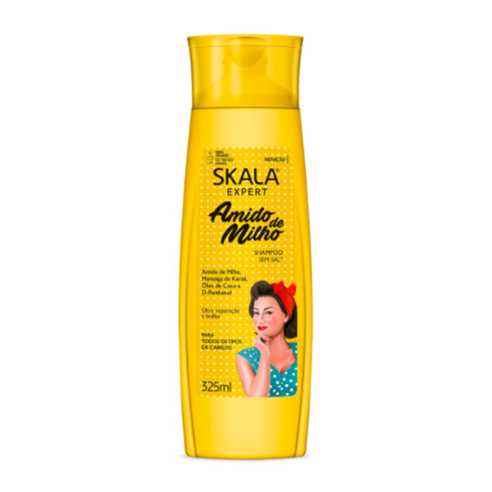 شامبو بخلاصة نشا الذرة من سكالا 325 مل | اوتلت بترا كير - SKALA shampoo corn starch 325ml | Petra Care Outlet