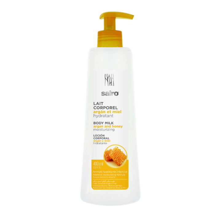 سايرو حليب مرطب للجسم بالعسل والأرجان 400 مل | اوتلت بترا كير - sairo body milk with argan & honey 400ml | Petra Care Outlet