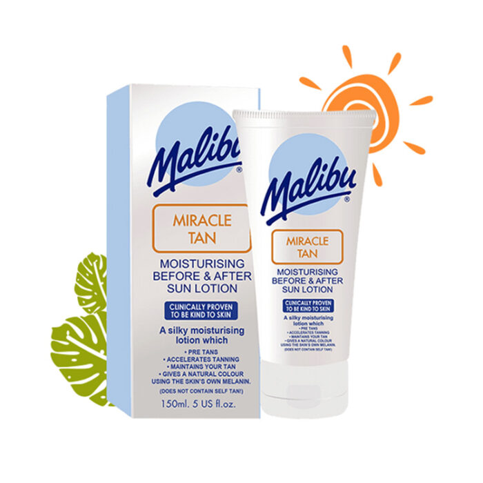 ماليبو لوشن تان تسمير ميراكل تان 150 مل | اوتلت بترا كير - Malibu lotion miracle tan 150ml | Petra Care Outlet