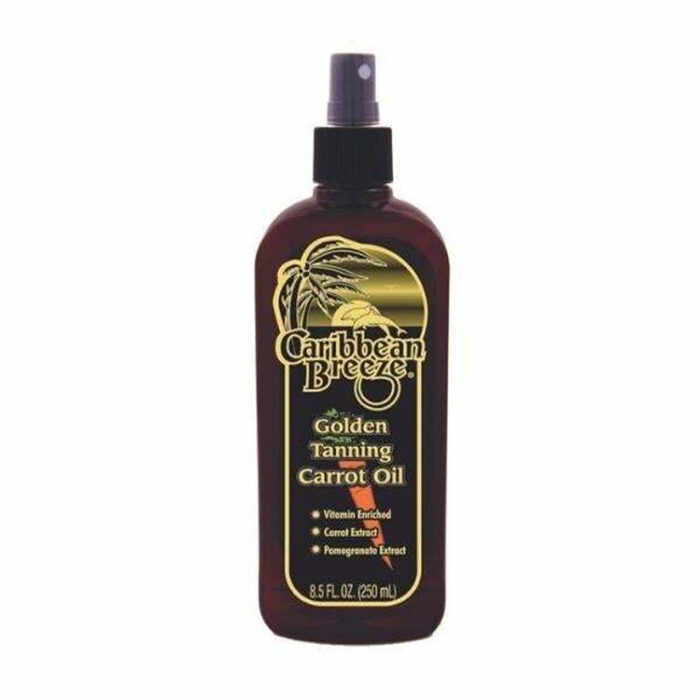 كاريبيان بريز زيت تان ذهبي بالجزر 250 مل | اوتلت بترا كير - Caribbean Breeze golden tanning with carrot oil 250ml | Petra Care Outlet