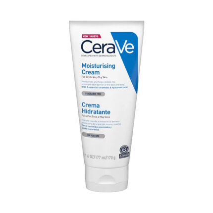 سيرافي كريم ترطيب البشرة الجافة والجافة جدا 177 مل | أوتلت بترا كير - Cerave moisturising cream for dry to very dry skin fragrance free 177ml | Petra Care Outlet