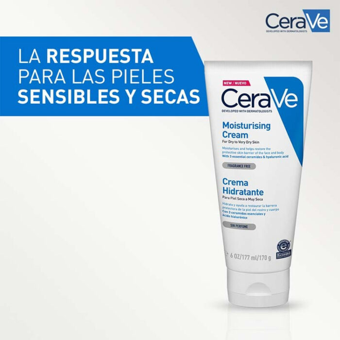 سيرافي كريم ترطيب البشرة الجافة والجافة جدا 177 مل | أوتلت بترا كير - Cerave moisturising cream for dry to very dry skin fragrance free 177ml | Petra Care Outlet