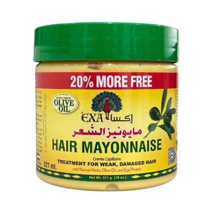 اكسا مايونيز الشعر بزيت الزيتون 521 مل | أوتلت بترا كير - EXA hair mayonnaise with olive oil 521ml | Petra Care Outlet