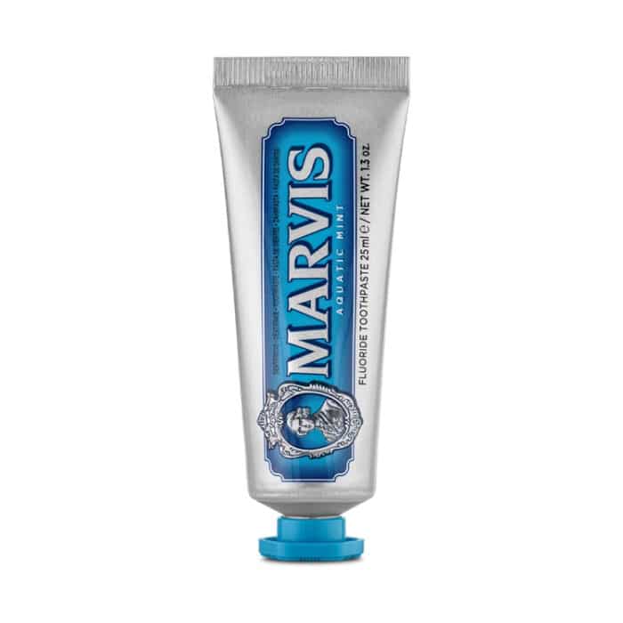 معجون اسنان اكواتيك مينت من مارفيس 25 مل MARVIS toothpaste aquatic mint 25ml