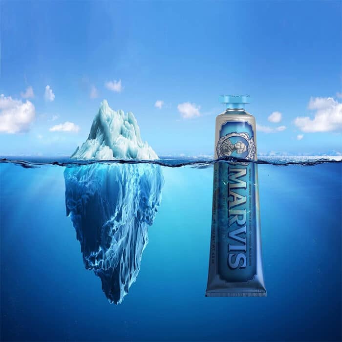 معجون اسنان اكواتيك مينت من مارفيس 25 مل MARVIS toothpaste aquatic mint 25ml
