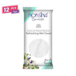نورسين منشفة مبللة منعشة الربيع 12 منشفة Norsina refreshing wet towel spring 12pcs