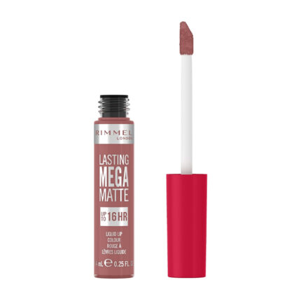 ريميل احمر شفاه سائل مطفي 110 لاستنج ميجا Rimmel Liquid Lipstick 110 Lasting Mega Matte