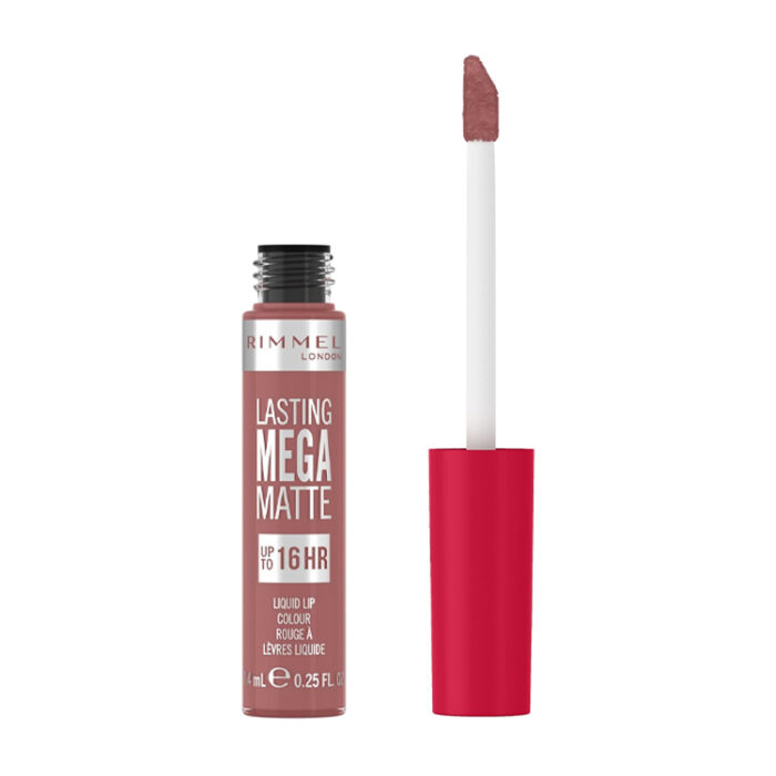 ريميل احمر شفاه سائل مطفي 110 لاستنج ميجا Rimmel Liquid Lipstick 110 Lasting Mega Matte