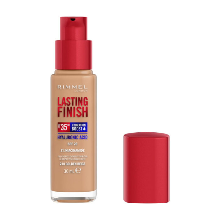 ريميل كريم اساس رقم 210 لاستنغ فينش يدوم 35 ساعة Rimmel Foundation 210 Lasting Finish 35 Hours