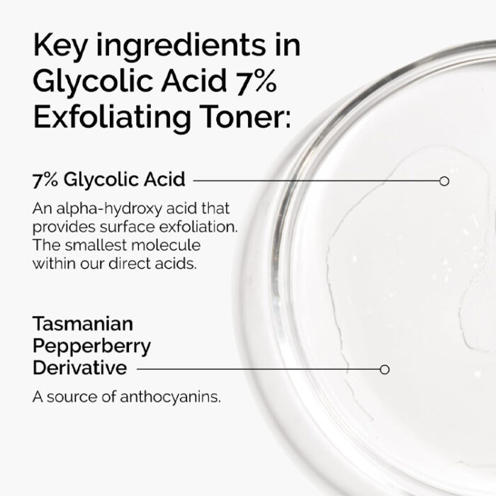 ذا اورديناري تونر مقشر بحمض الجليكوليك 7% 100 مل The Ordinary Exfoliating Toner Glycolic Acid 7% 100ml