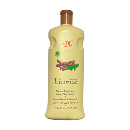 ار دي ال لوشن بخلاصة عرق السوس لليدين والجسم 600 مل RDL hand and body lotion with licorice 600ml