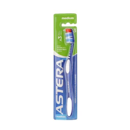 استيرا فرشاة اسنان اكتيف 3 متوسط ASTERA toothbrush active 3 Medium
