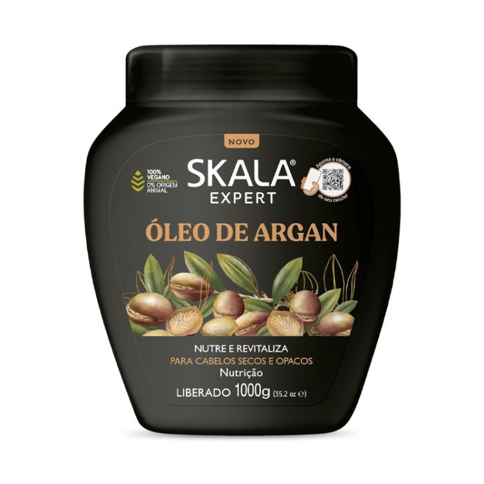 سكالا كريم معالج للشعر بزيت الارغان 1000 جم SKALA hot oil oleo de argan 1000g