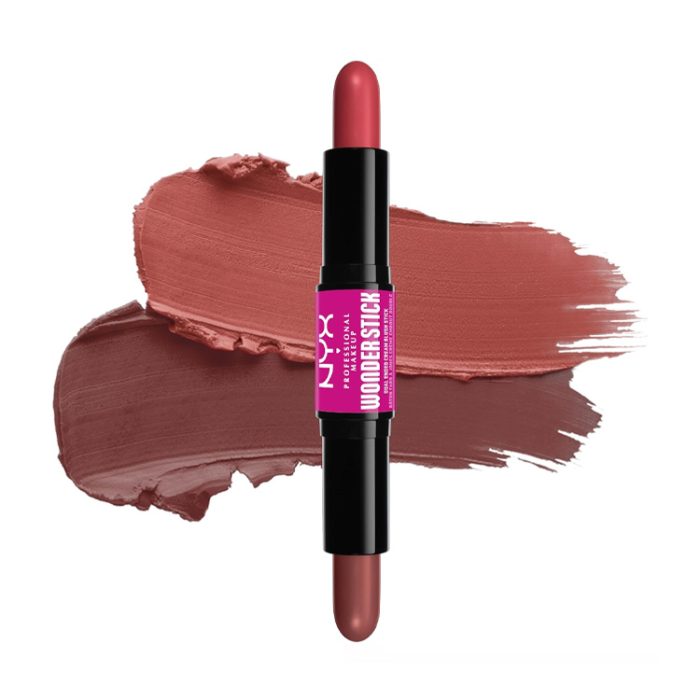 نيكس قلم كنتور وندر ستيك 03 مرجاني + خوخي عميق NYX Wonder Stick Contour 03 Coral and Deep Peach